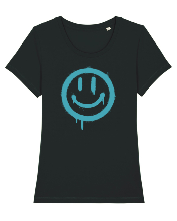 Smiley Face Black