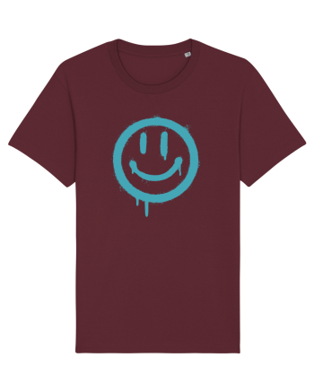 Smiley Face Burgundy