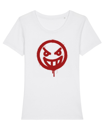 Angry face White
