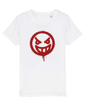 Angry face White
