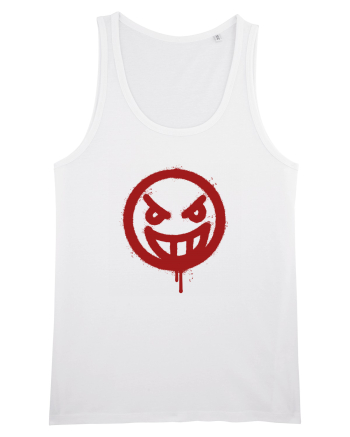 Angry face White