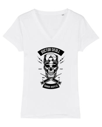 Doctor Skull Black White