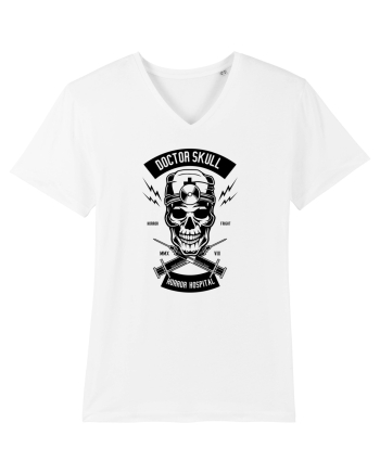 Doctor Skull Black White