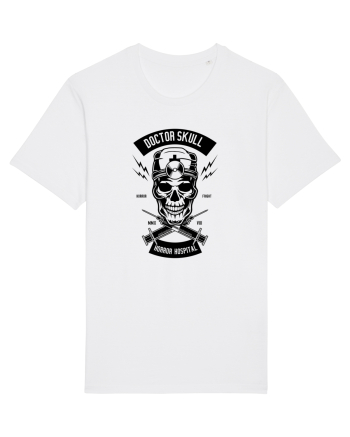 Doctor Skull Black White