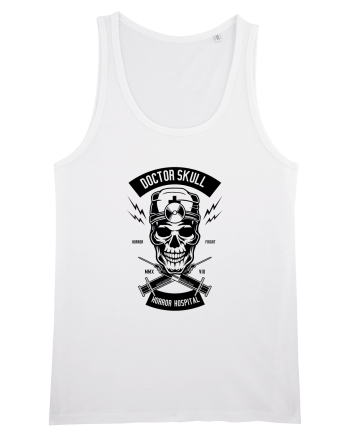 Doctor Skull Black White