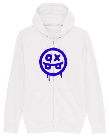 Sick scary face White