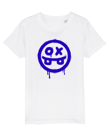 Sick scary face White