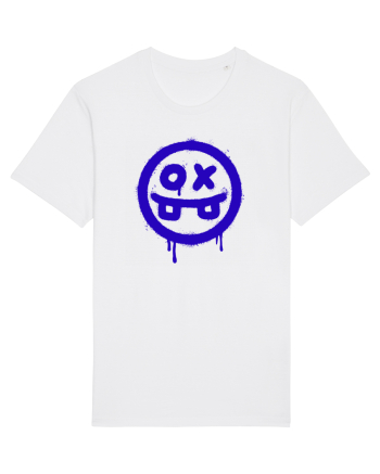 Sick scary face White