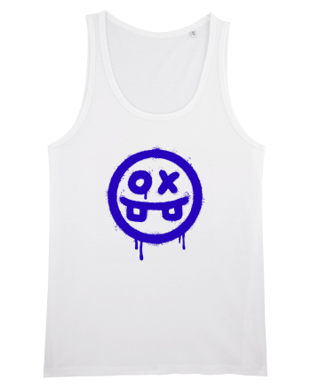 Sick scary face White