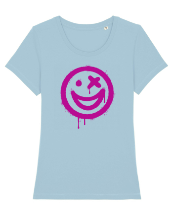 Smiling face Sky Blue