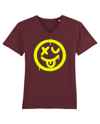 Smiling sick face Burgundy