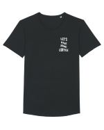 Let's have some coffee Tricou mânecă scurtă guler larg Bărbat Skater