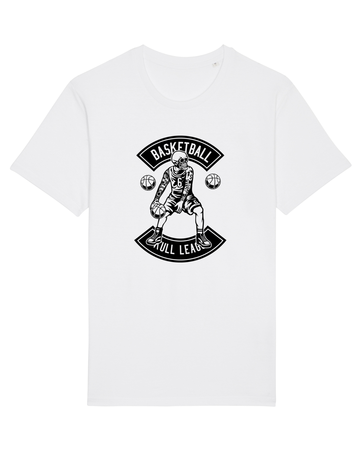 Tricou mânecă scurtă Unisex Rocker White