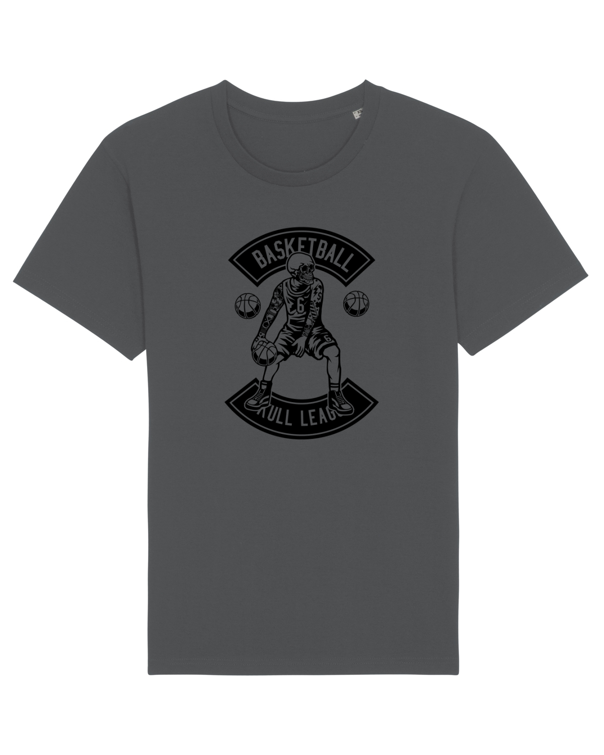 Tricou mânecă scurtă Unisex Rocker Anthracite