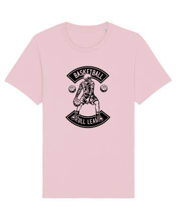 Basketball Skull Black Cotton Pink