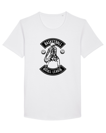 Basketball Skull Black White