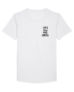 Let's have some coffee Tricou mânecă scurtă guler larg Bărbat Skater