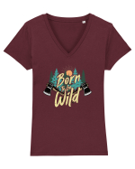 Born to be wild Tricou mânecă scurtă guler V Damă Evoker