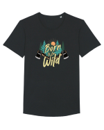 Born to be wild Tricou mânecă scurtă guler larg Bărbat Skater