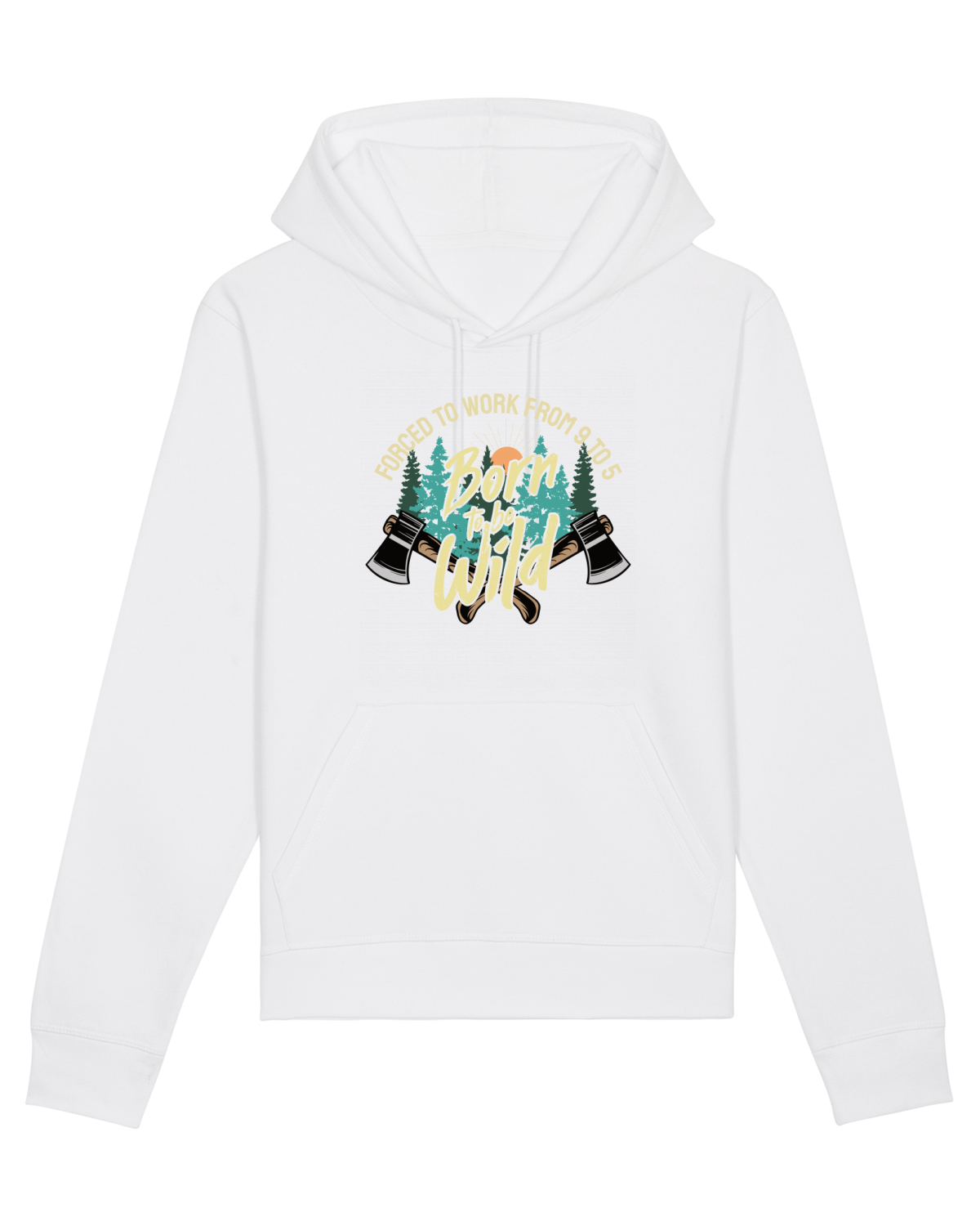 Hanorac Unisex Drummer White