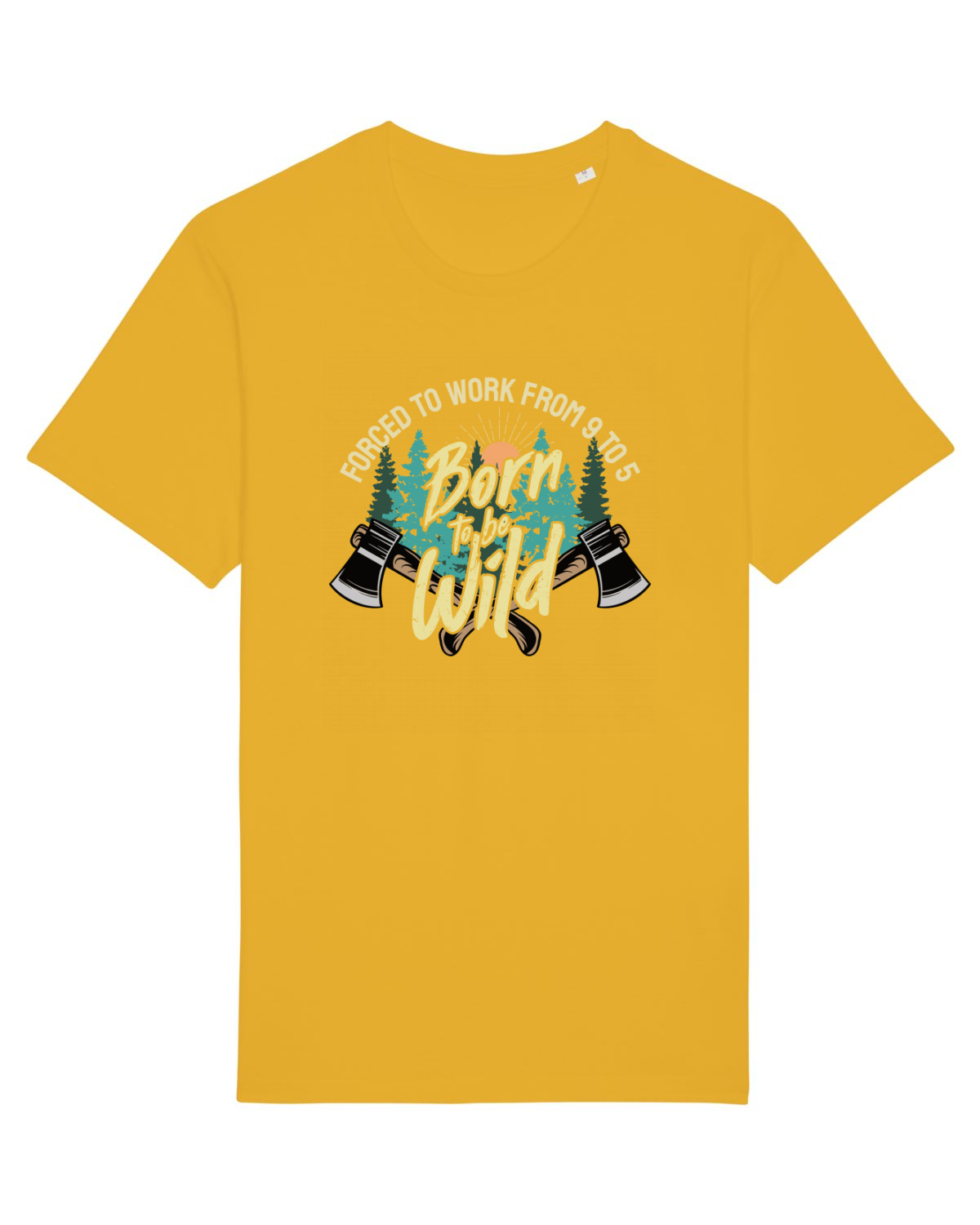 Tricou mânecă scurtă Unisex Rocker Spectra Yellow