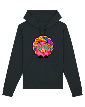 Psychedelic Cow Black