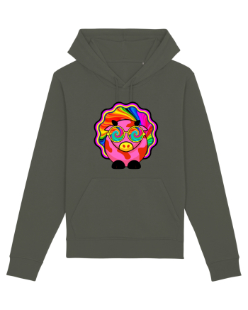 Psychedelic Cow Khaki