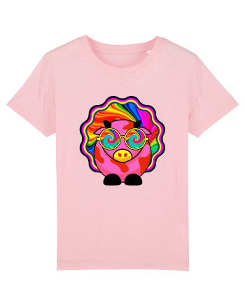 Psychedelic Cow Cotton Pink