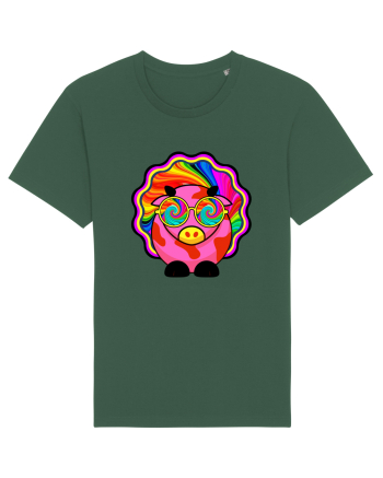 Psychedelic Cow Bottle Green