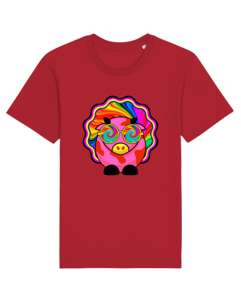 Psychedelic Cow Red