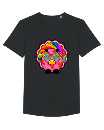 Psychedelic Cow Black