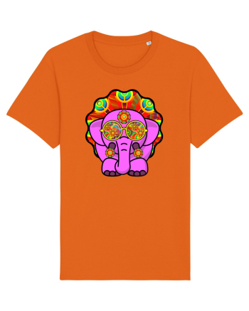 Psychedelic Elephant Bright Orange
