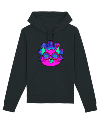 Psychedelic Cat Black