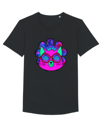 Psychedelic Cat Black
