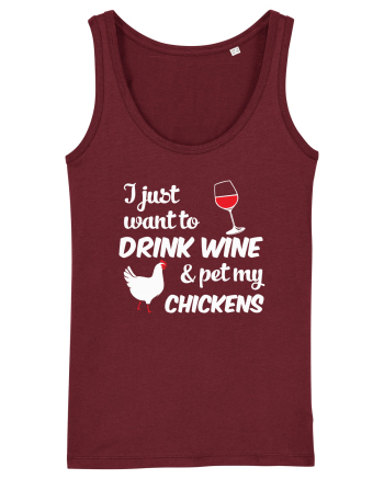 PET CHICKENS Burgundy
