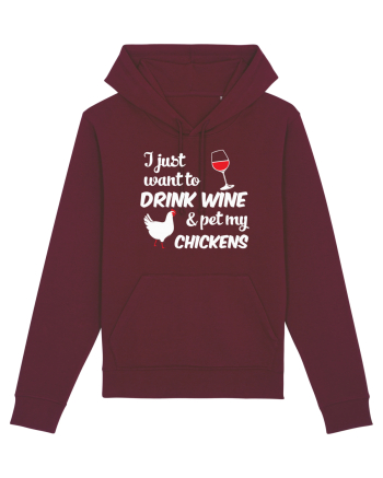 PET CHICKENS Burgundy