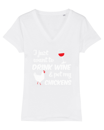 PET CHICKENS White