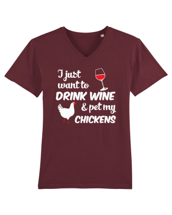 PET CHICKENS Burgundy
