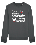 PET CHICKENS Bluză mânecă lungă Unisex Rise