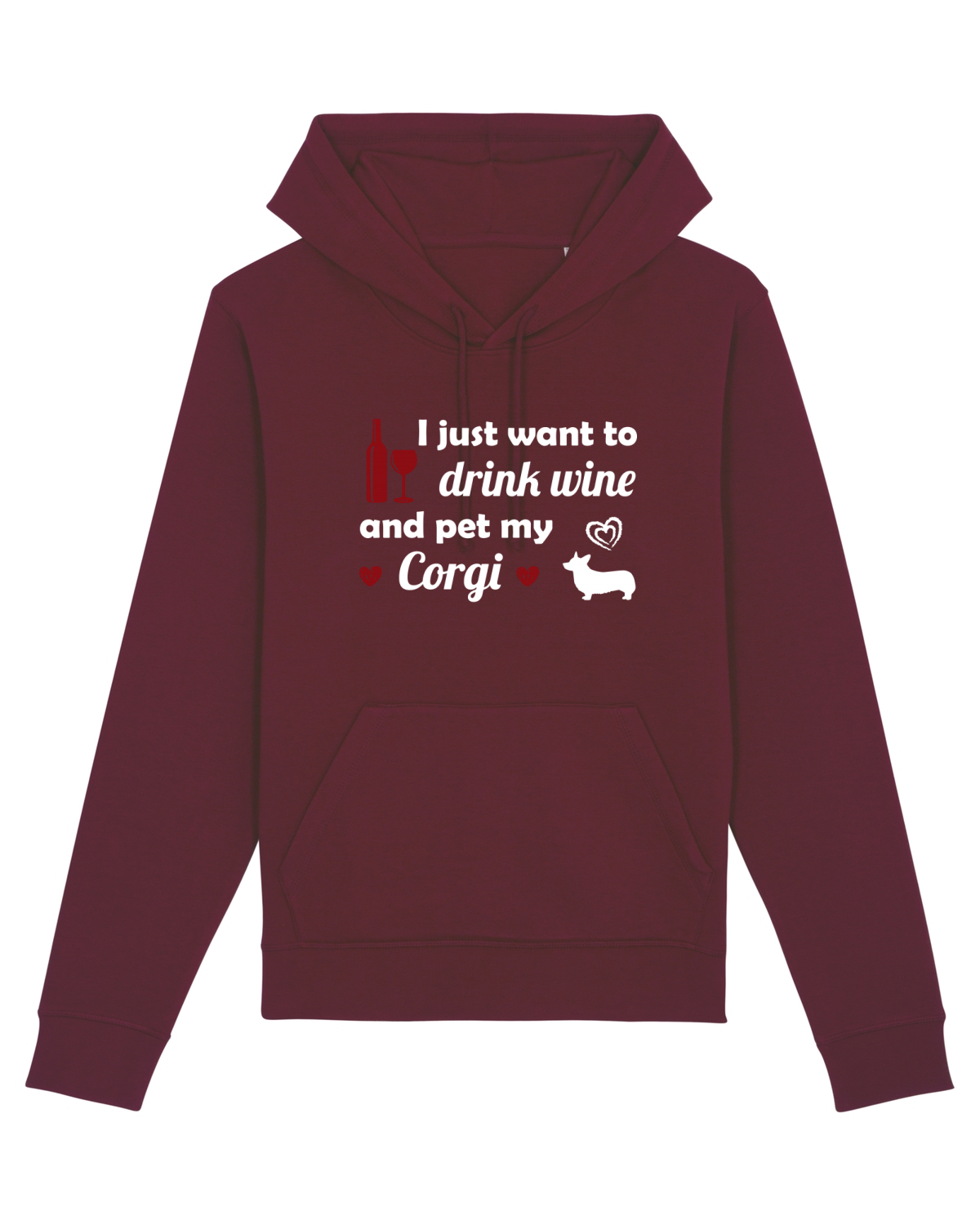Hanorac Unisex Drummer Burgundy