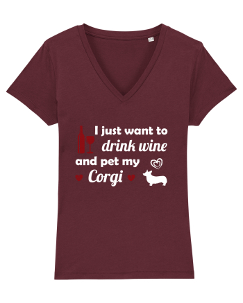 PET CORGI Burgundy