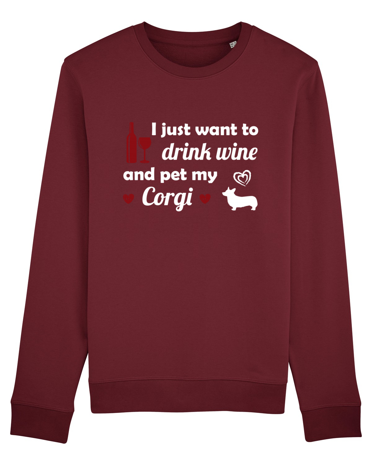 Bluză mânecă lungă Unisex Rise Burgundy