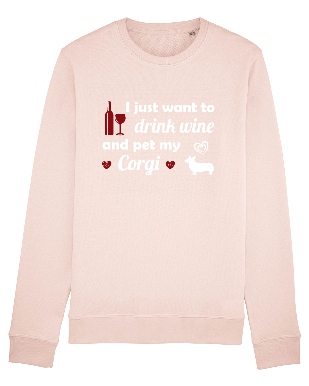 Bluză mânecă lungă Unisex Rise Candy Pink