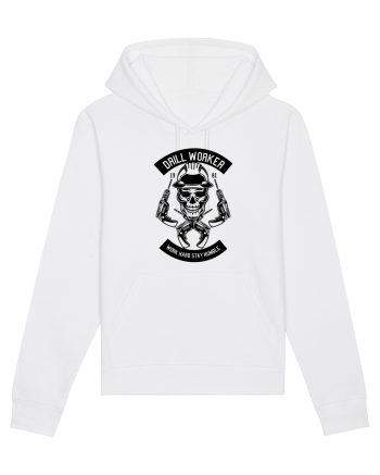 Bormasina Skull Black White