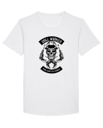 Bormasina Skull Black Tricou mânecă scurtă guler larg Bărbat Skater
