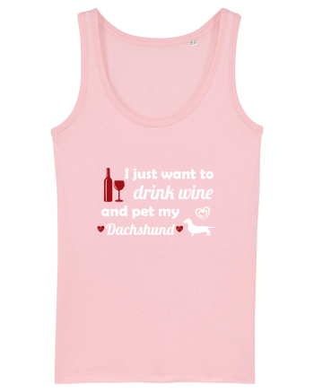 PET DACHSHUND Cotton Pink