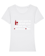 PET DACHSHUND Tricou mânecă scurtă guler larg fitted Damă Expresser