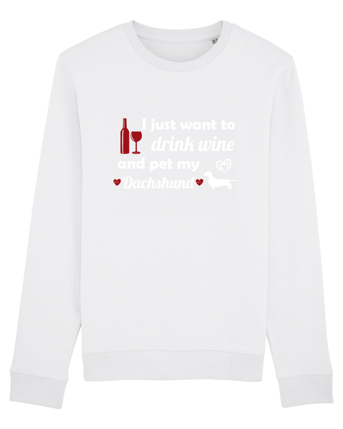 Bluză mânecă lungă Unisex Rise White