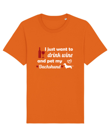 PET DACHSHUND Bright Orange
