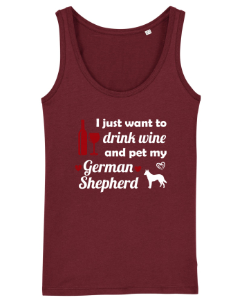 pet german shepherd Burgundy